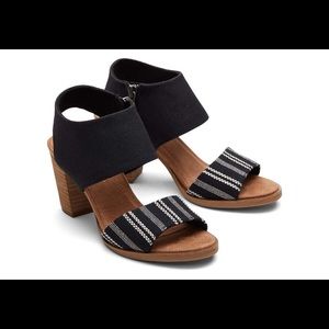 Toms Majorca Cutout Heeled Sandal